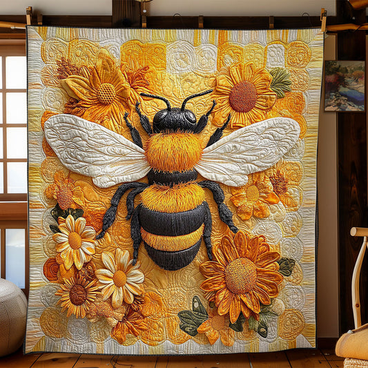 Bee Honeycomb CW2504028CL Quilt
