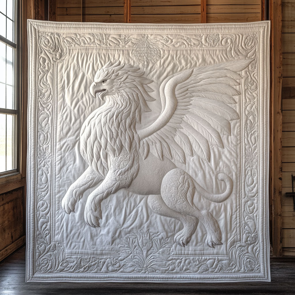 Regal White Griffin CW2308046CL Quilt