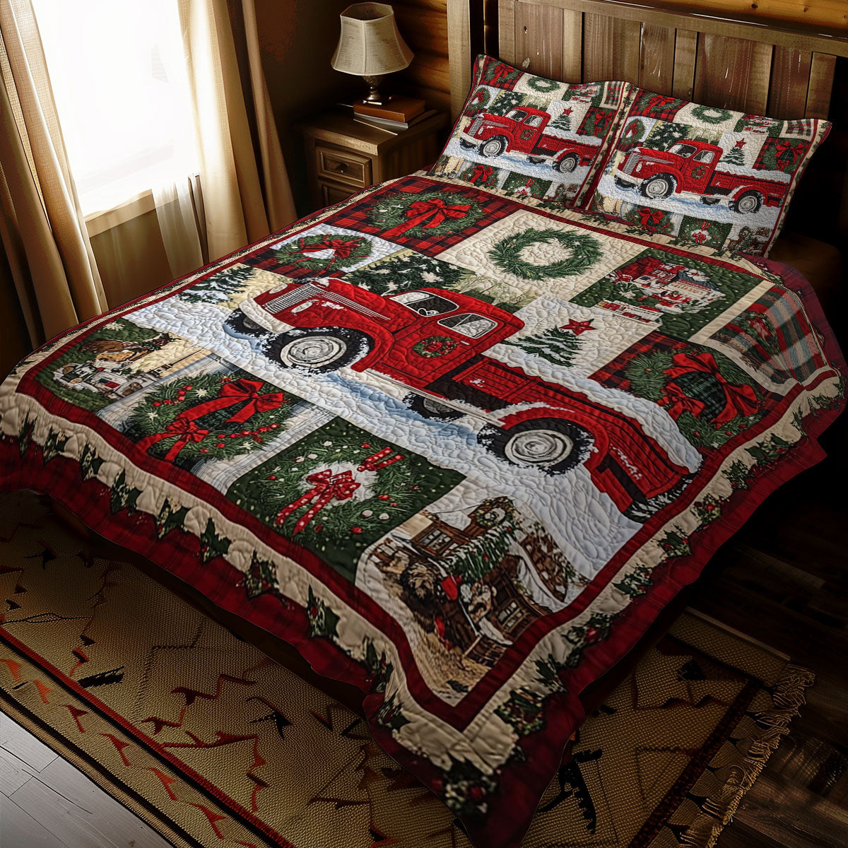 Christmas Car WJ1810026CL Duvet Cover Set