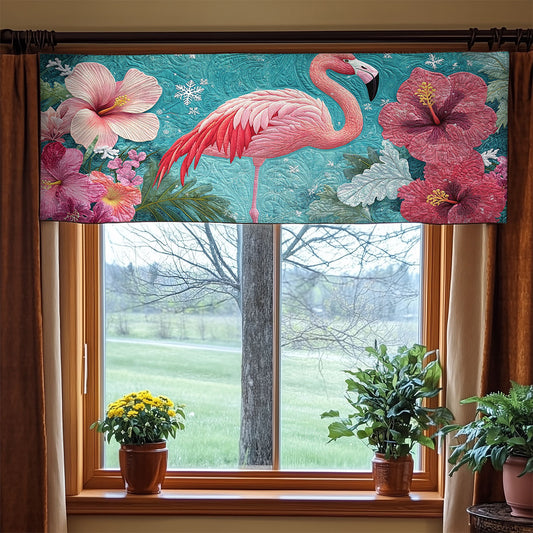 Flamingo WX1705008CL Quilted Valance