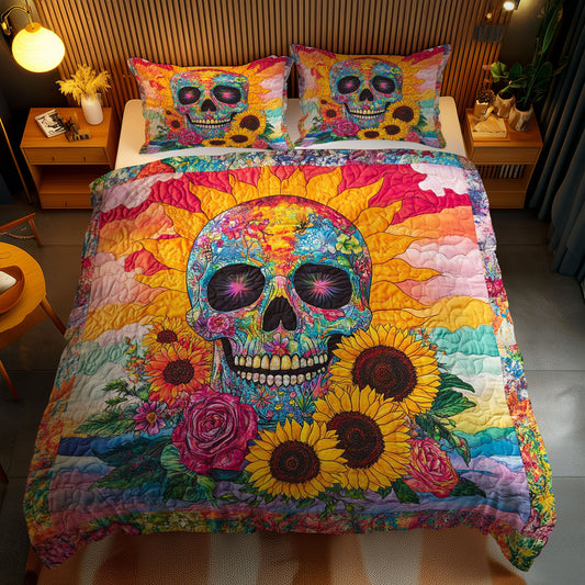 Rainbow Skull WN0702094CL Duvet Cover Set