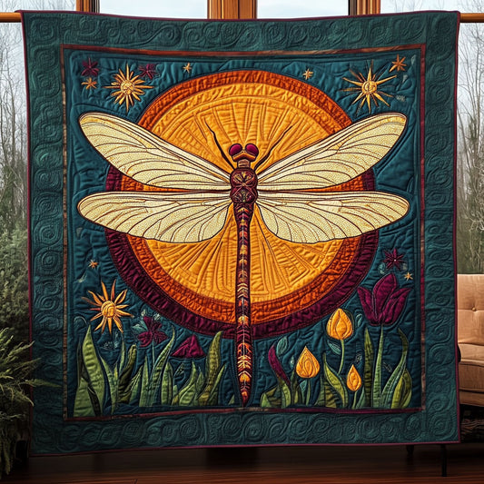 Celestial Dragonfly Eclipse DH1609002CL Quilt