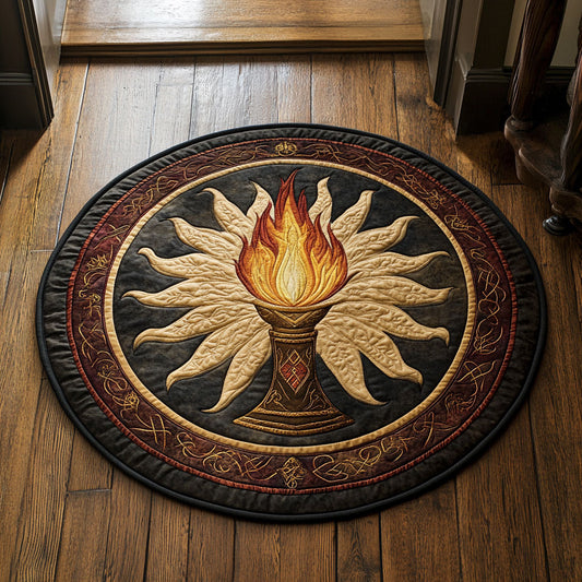 Light Of Oath CP2607052CL Quilted Round Mat
