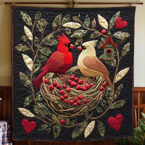 Cardinal Valentine Couple WP2312005CL Quilt