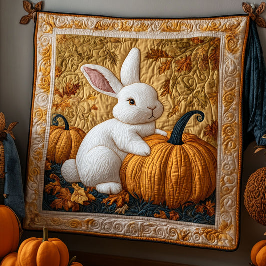 Rabbit Pumpkin Golden DH2009034CL Quilt