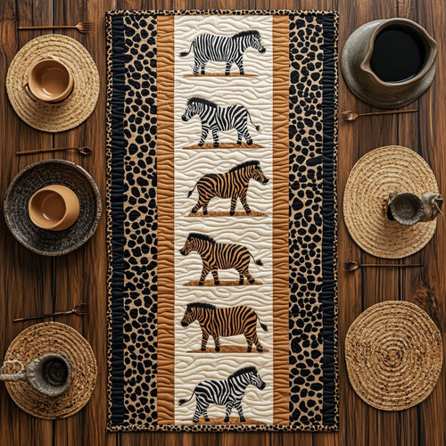 Zebra Road CP2105016CL Quilted Table Runner