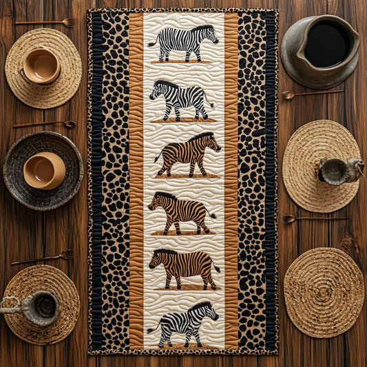 Zebra Road CP2105016CL Quilted Table Runner