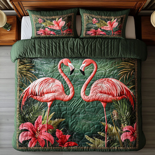 Couple Flamingo WY13076CL Duvet Cover Set