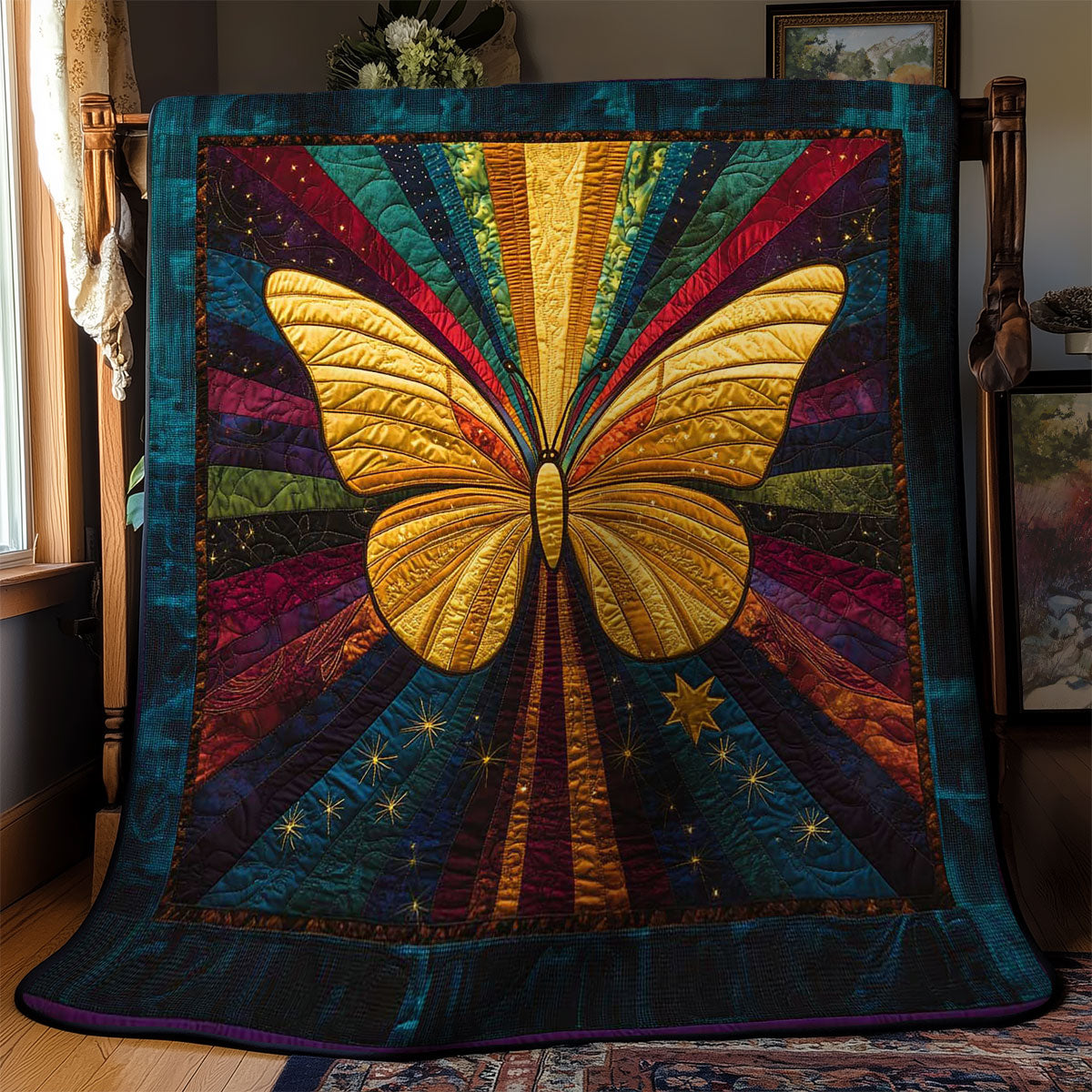 Radiant Butterfly WN3012028CL Quilt