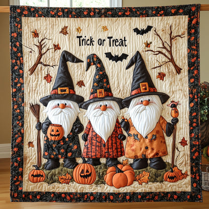 Pumpkin Gnomes CP2308055CL Quilt