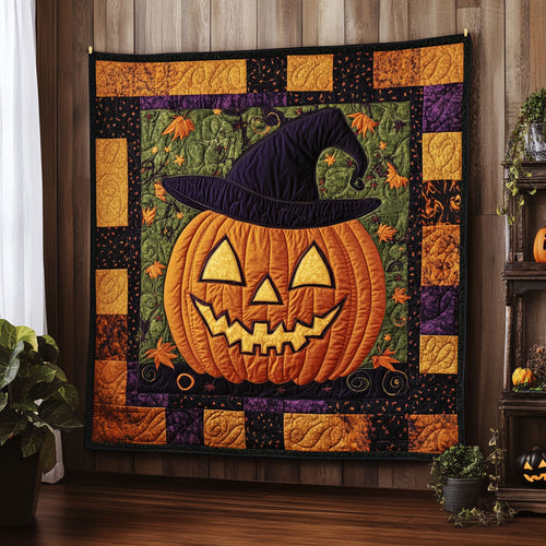 Jack-o'-latern Witch Hat DH180920CL Quilt