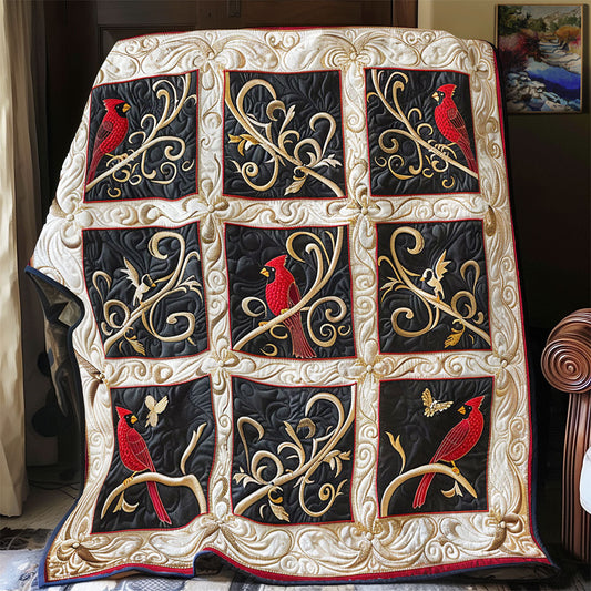 Cardinal In Royal Forest WY1902064CL Quilt