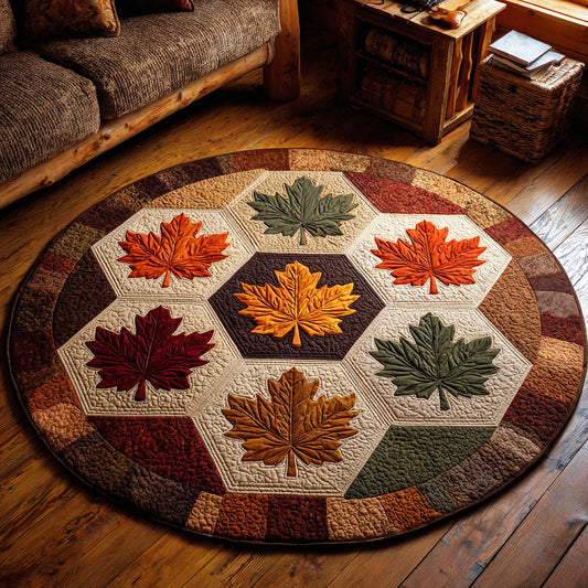 Autumn Serenade CW0808011CL Quilted Round Mat