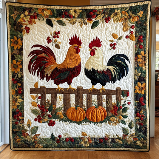 The Rooster View WY2108049CL Quilt