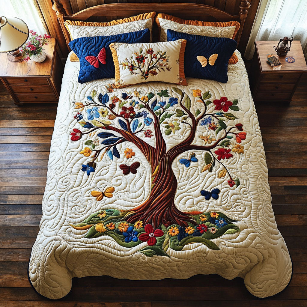 Butterfly Tree Of Life WJ1401028CL Duvet Cover Set