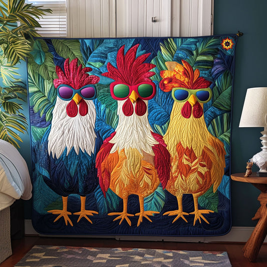 Adventurous Chicken WJ1411003CL Quilt