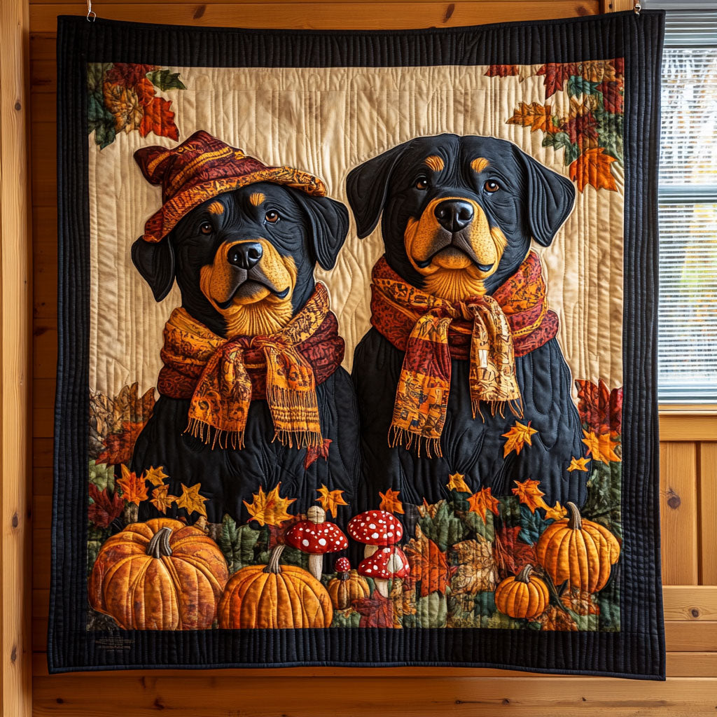 Rustic Rotties CP2728056CL Quilt