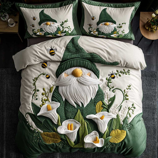 Floral Gnome WN2305029CL Duvet Cover Set