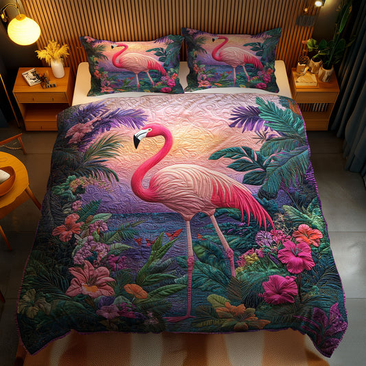 Tropical Flamingo WN1701159CL Duvet Cover Set