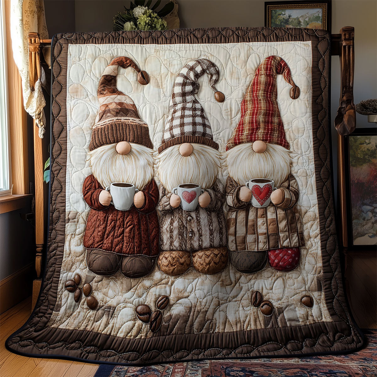 Coffee Gnome WY0901020CL Quilt
