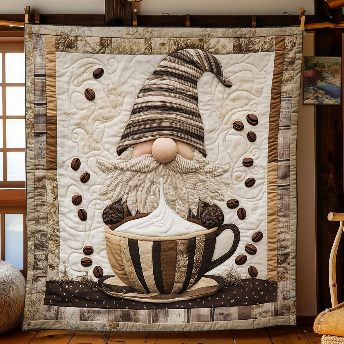 Java Gnome Joy WN0807064CL Quilt