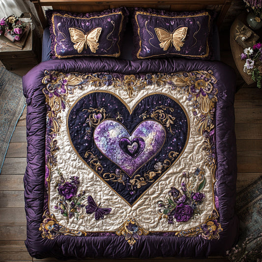 Mystic Heart In Garden WY2301022CL Duvet Cover Set