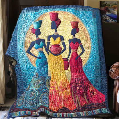 Elegant African Woman WX0406017CL Quilt