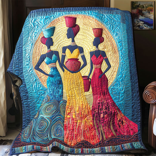 Elegant African Woman WX0406017CL Quilt