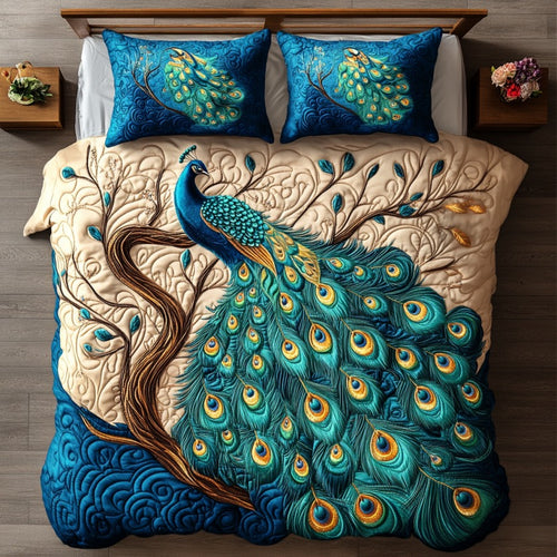 Elegant Peacock XR2209008CL Duvet Cover Set