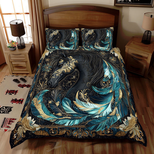 Majestic Horse WX2712091CL Duvet Cover Set