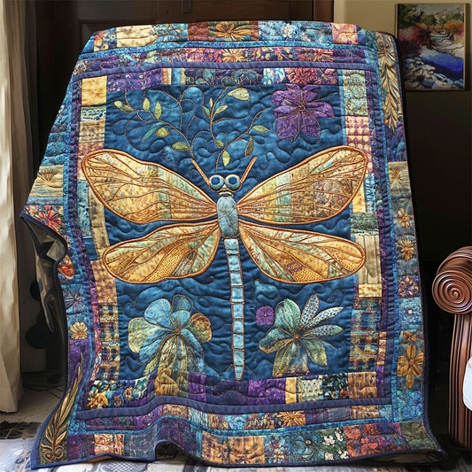 Gold Dragonfly WX0601016CL Quilt