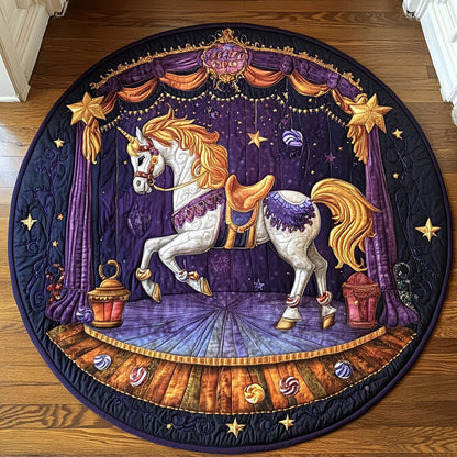 Magic Carousel CW2407045CL Quilted Round Mat