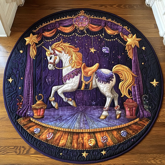 Magic Carousel CW2407045CL Quilted Round Mat