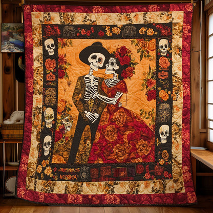 Couple Skeleton WY1802009CL Quilt