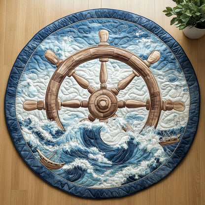 Ocean Wheel CW3105633CL Quilted Round Mat