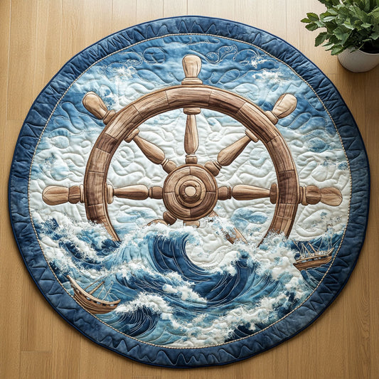 Ocean Wheel CW3105633CL Quilted Round Mat