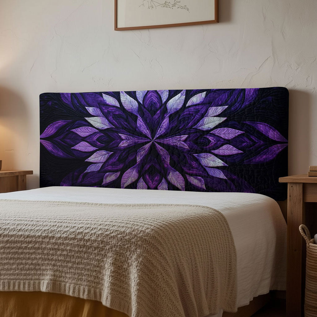 Eclipse Flower WN2012021CL Quilted Headboard Slipcover