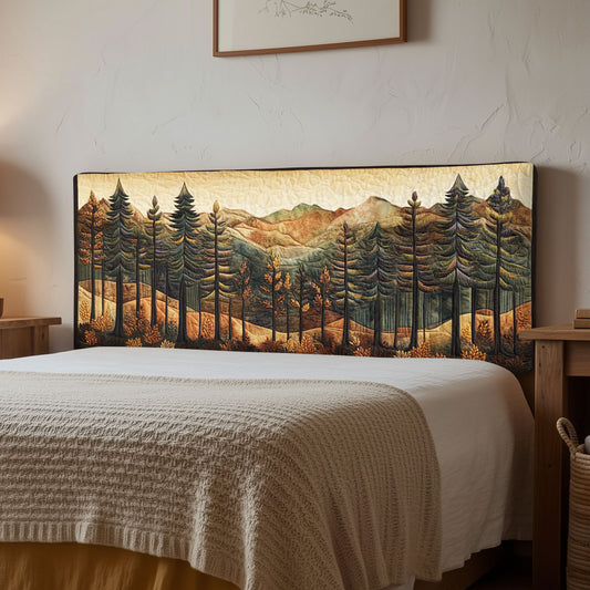 Autumn Pines CP1212001CL Quilted Headboard Slipcover