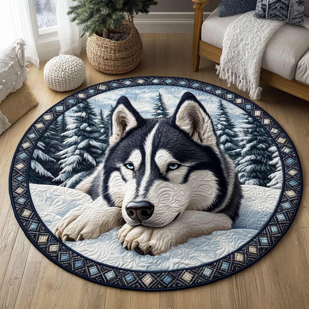Snow Guardian CP281006CL Quilted Round Mat