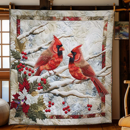 Cardinal Winter Whispers WN1810012CL Quilt