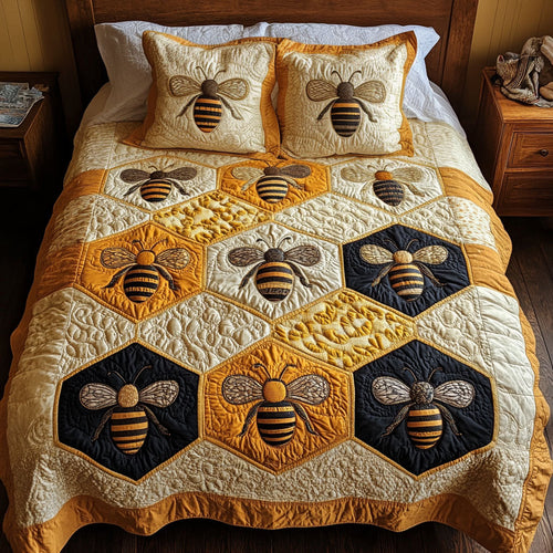 Cozy Hive Bee WN1511019CL Duvet Cover Set