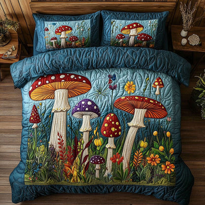 Mushroom Meadow Magic WX1906026CL Duvet Cover Set