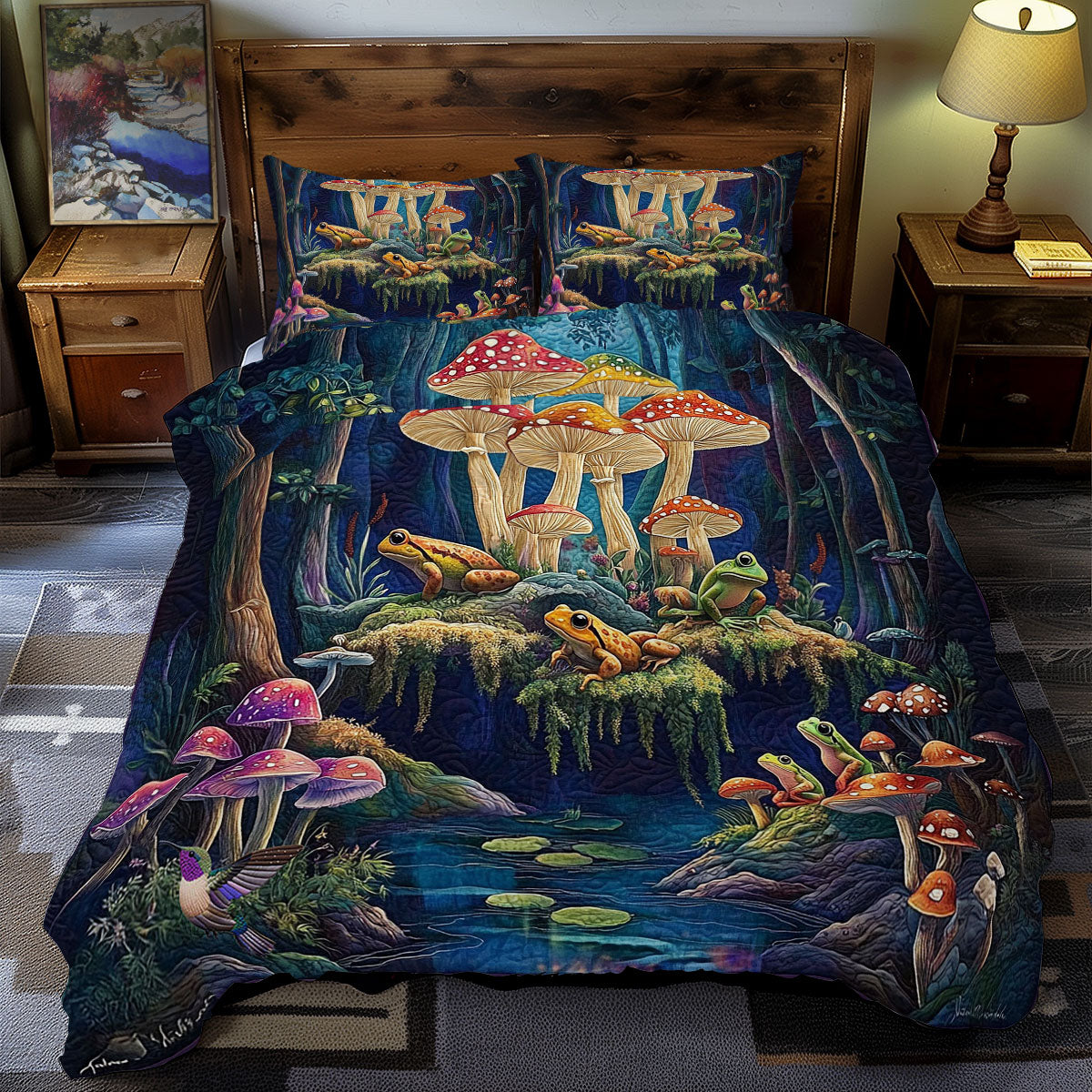 Frog Family WY2511049CL Duvet Cover Set