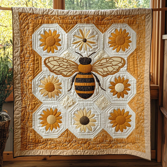 Golden Bloom CP1511019CL Quilt