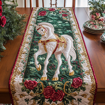 White Horse Waltz WJ3107038CL Quilted Table Runner