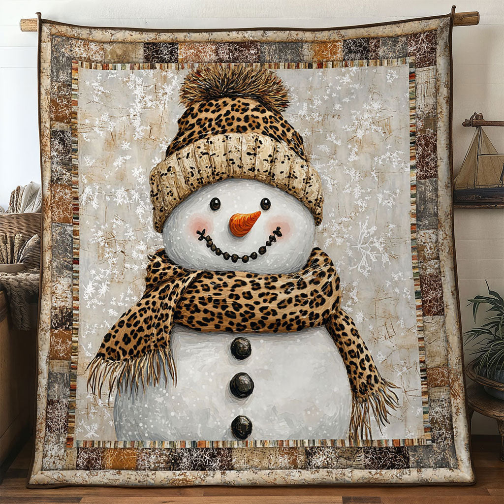 Wild Cozy Snowman WN1411047CL Quilt