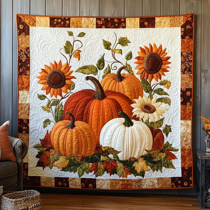 Pumpkin Sunflower Harvest Glow DH1809002CL Quilt
