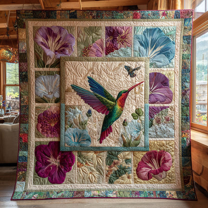 Hummingbird Bloom CW2708033CL Quilt