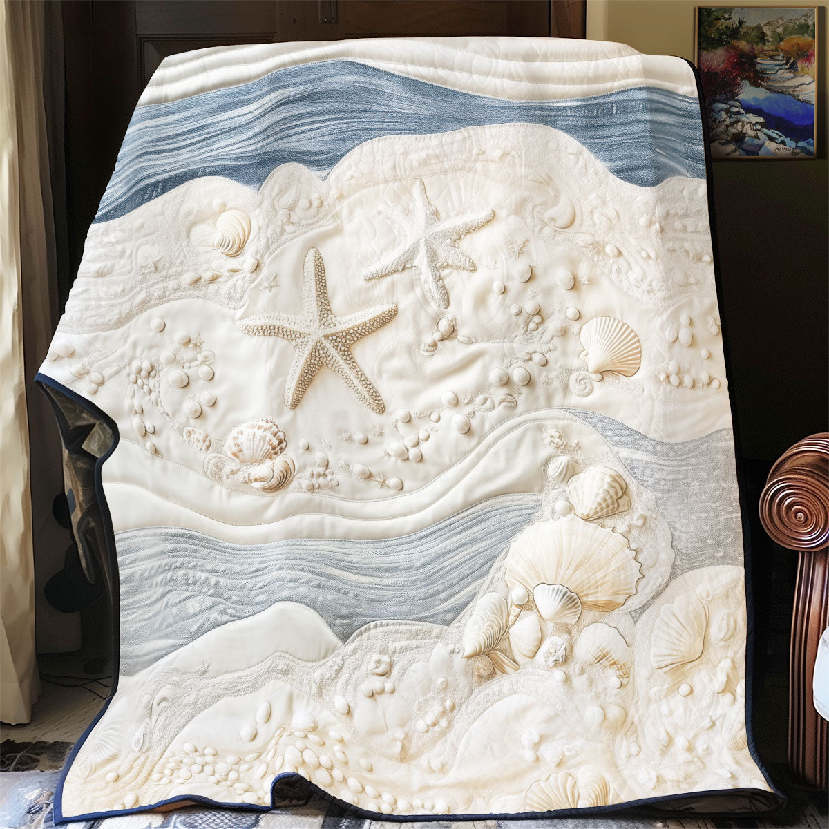 Pearl Ocean WY2907091CL Quilt