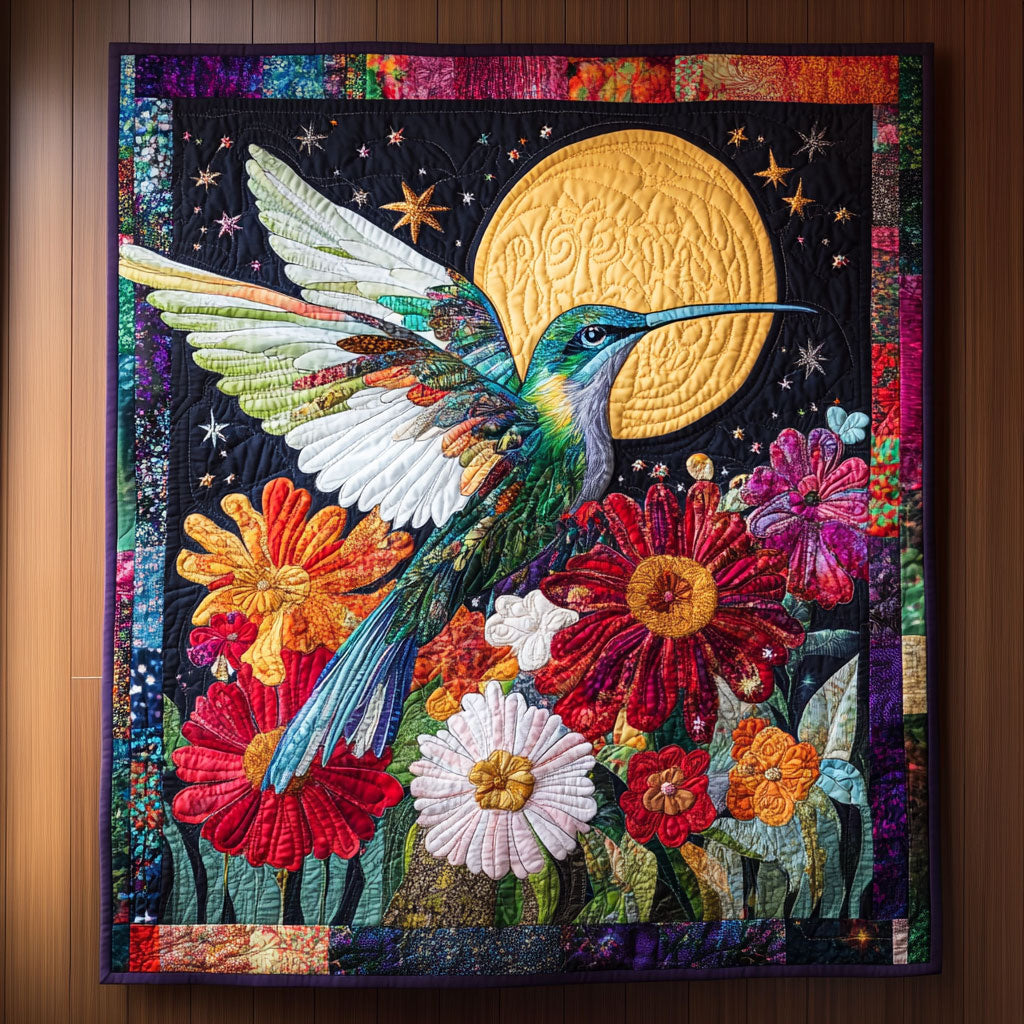 Golden Hummingbird CW3009048CL Quilt